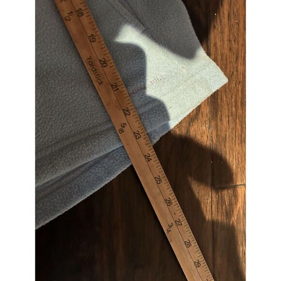 Patagonia Synchilla Women’s Medium Light Blue Baby Blue Glitter Fleece Jacket - Picture 8 of 8